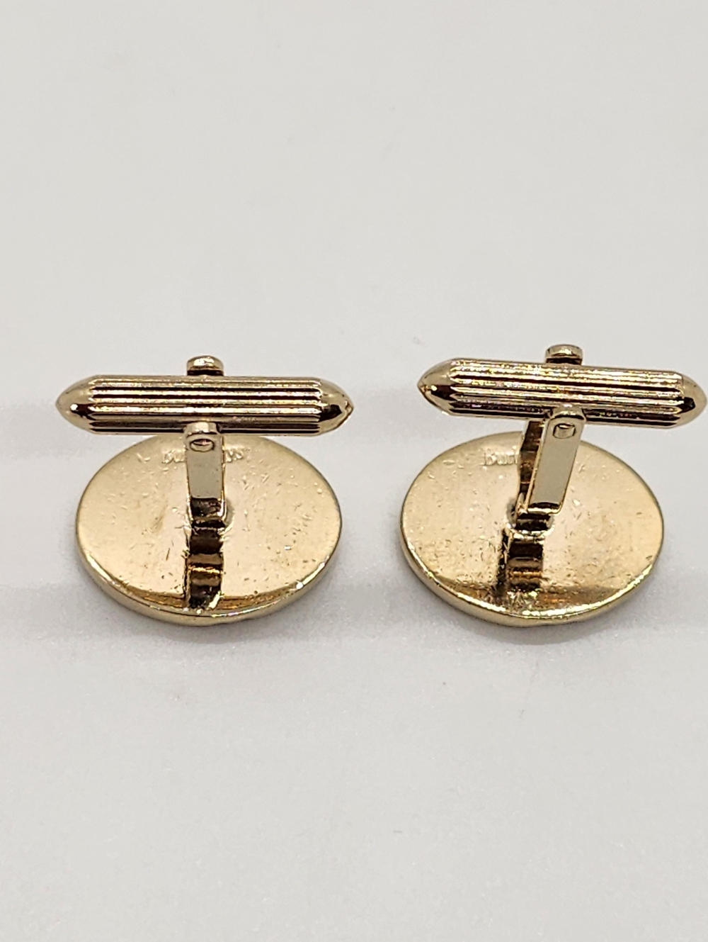 Burberry Gold Cufflinks - Picture 2 of 4